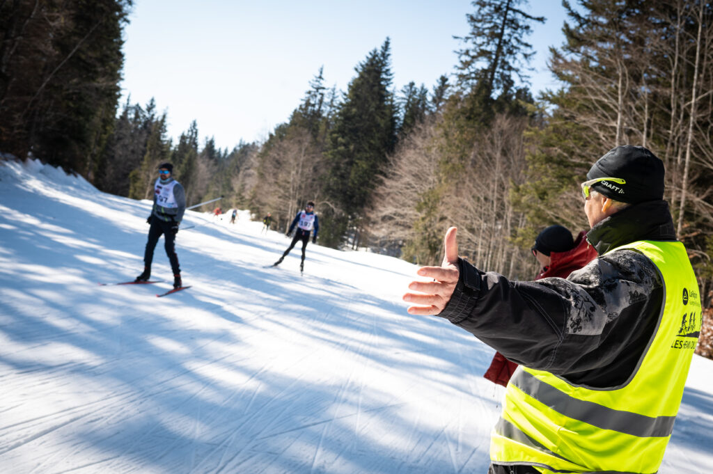 Transvercors 2022 , course de ski de fond dans le Vercors